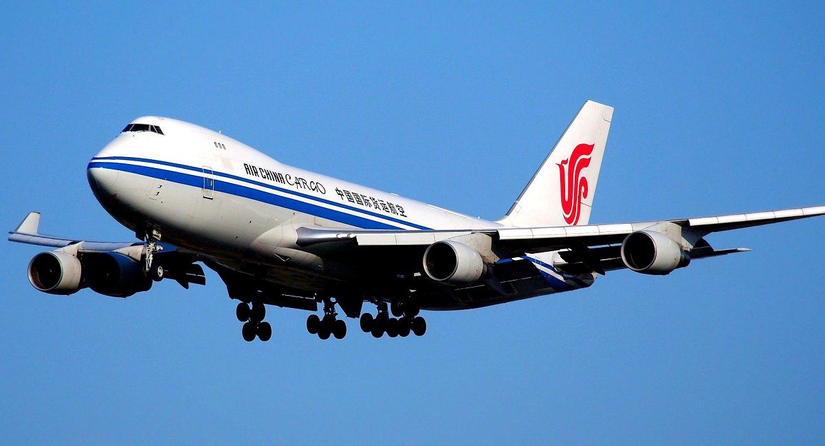 Foto: Flugzeug Air China Boeing 747 Jumbo-Jet 