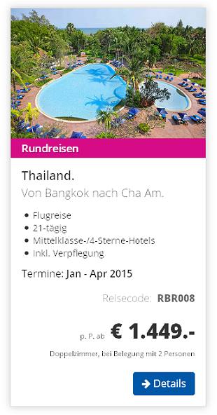 Thailand Rundreise 15  ( Bangkok & Cha Am ) 