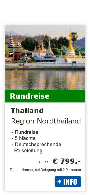 Thailand Rundreise 1  ( Chiang Mai & Cha Am ) 