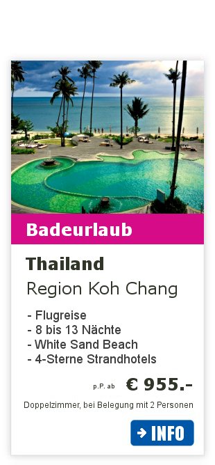 Thailand Rundreise 6  ( Bangkok nach Koh Chang ) 