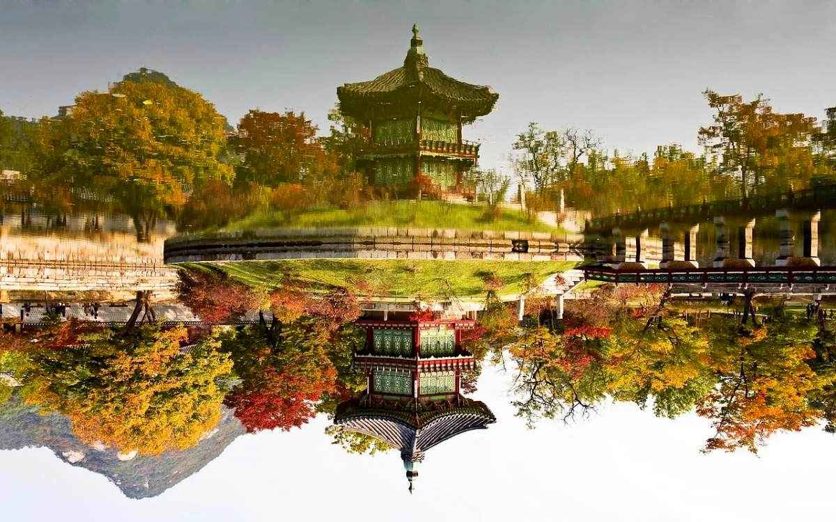 Bild: Korea Rundreise Gyeongbokgung-Palast in Seoul (Sdkorea)