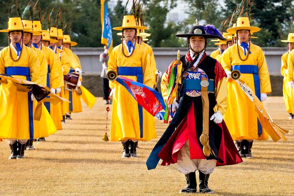 Korea Seoul-Zeremonie-Ehrenwache