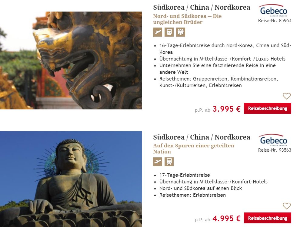 5 Reiseangebote fr Nordkorea Rundreisen