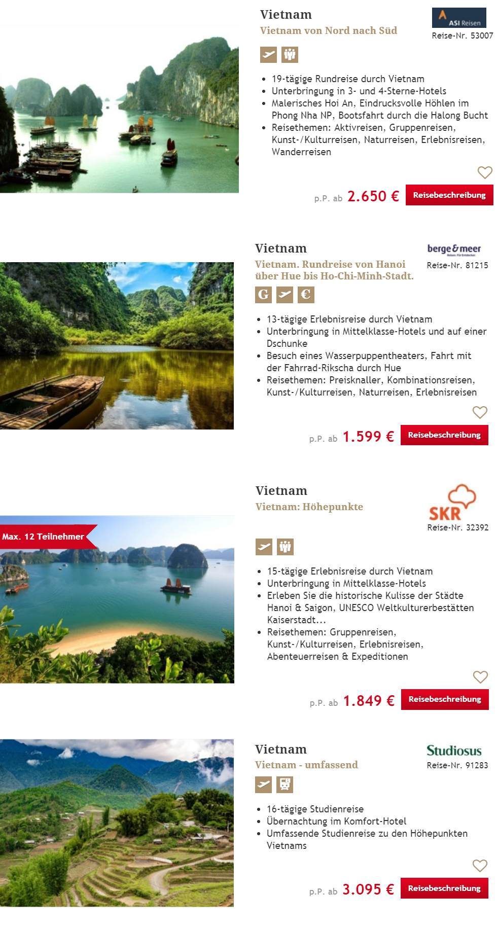 Urlaub Vietnam Reiseangebote fr den Zeitraum 2024 und 2025