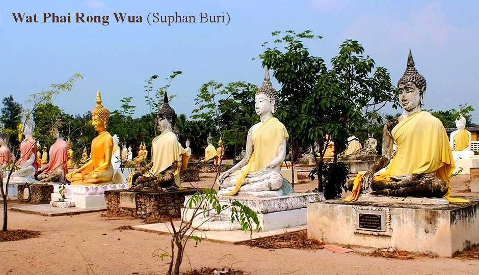 Wat Phai Rong Wua in Suphan Buri