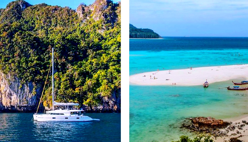 Segeln in den Phuket Inselwelten in Südthailand