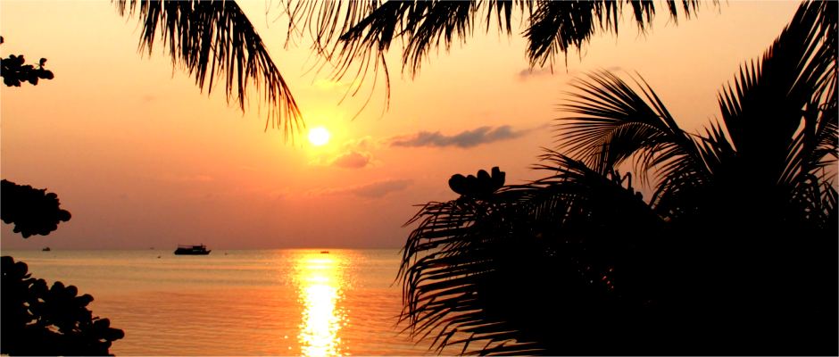 Koh Kradan Sonnenuntergang am Strand