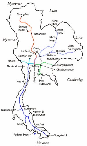 Tickets fr das gesamte Thai Train Streckennetz
