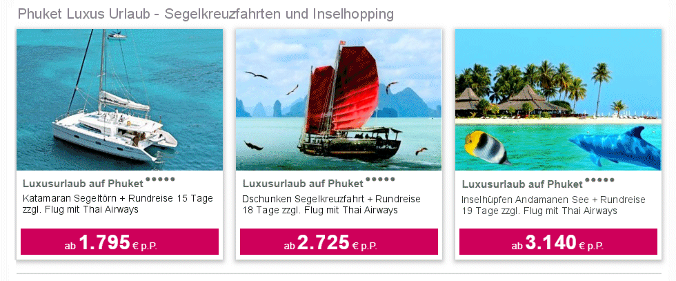 Chartern mit Skipper in Thailand - Buchen Sie Ihren Thailand Segelurlaub. 